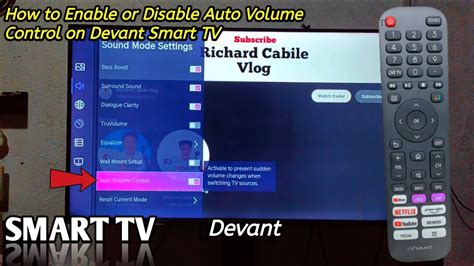 devant tv buttons|How to Enable or Disable Auto Volume Control on Devant Smart TV.